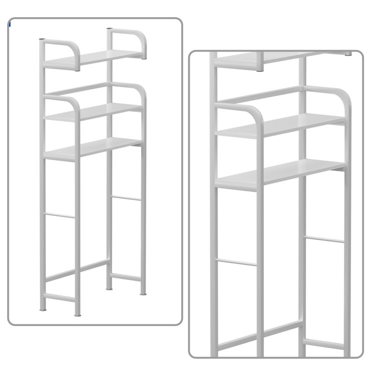 Latitude Run® Prasun Metal+Manufactured Wood Over The Toilet Storage